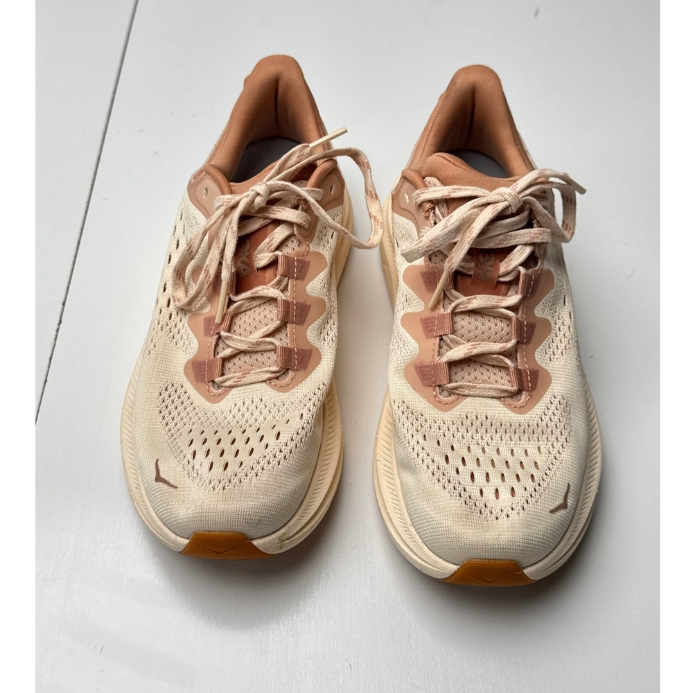 Hoka Kawana 2 Women 8B Running Shoes Vanilla Rose Gold 1147913 VSN Sneaker - Picture 3 of 13